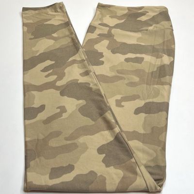 NEW LuLaRoe TC Leggings GREEN KHAKI Army Spot CAMO Military Camouflage Hunting